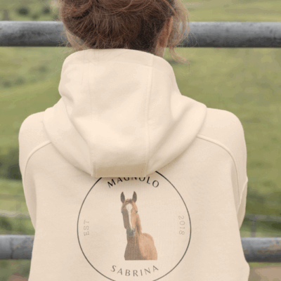 Personalisierter Bio-Hoodie - Name und Disziplin/Foto wählbar