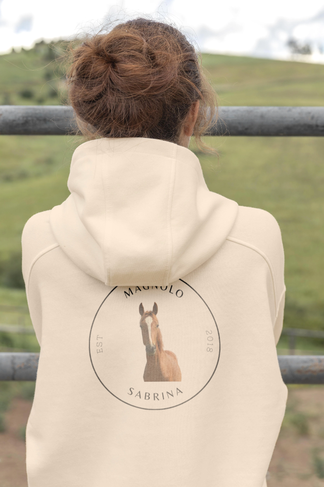 Personalisierter Bio-Hoodie - Name und Disziplin/Foto wählbar