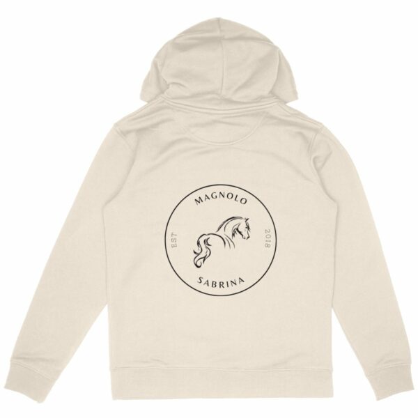 Personalized Organic Hoodie – Horse & Rider Edition