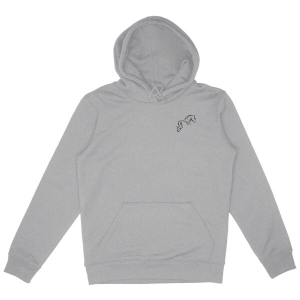 Personalized Organic Hoodie – Horse & Rider Edition